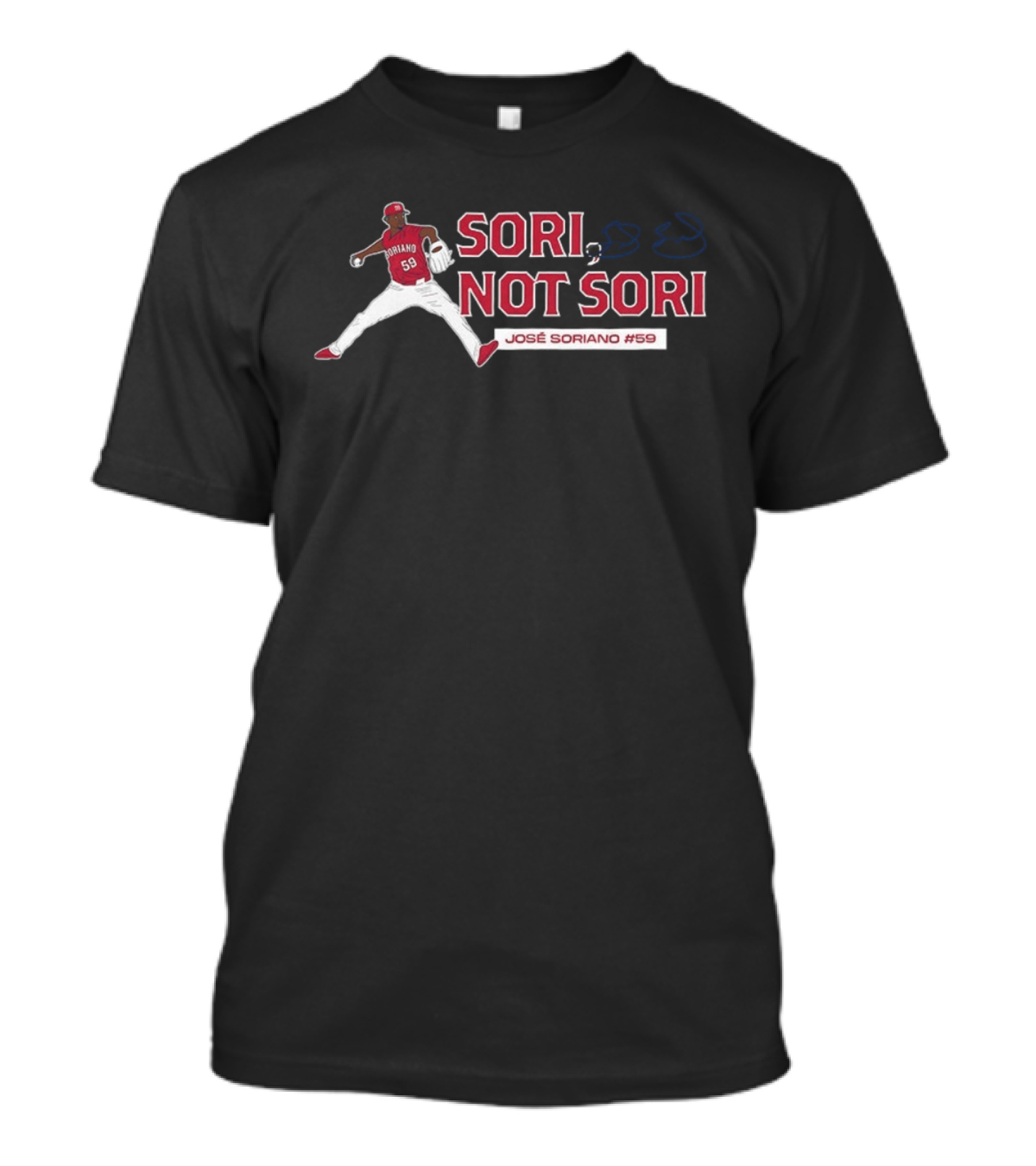 Sori Not Sori José Soriano 59 Los Angeles Angels Baseball T-Shirt