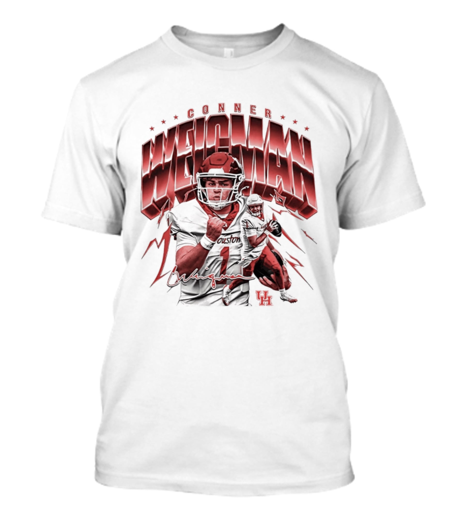 Conner Weigman Houston Cougars Football Player NCAA Team Spirit T-Shirt