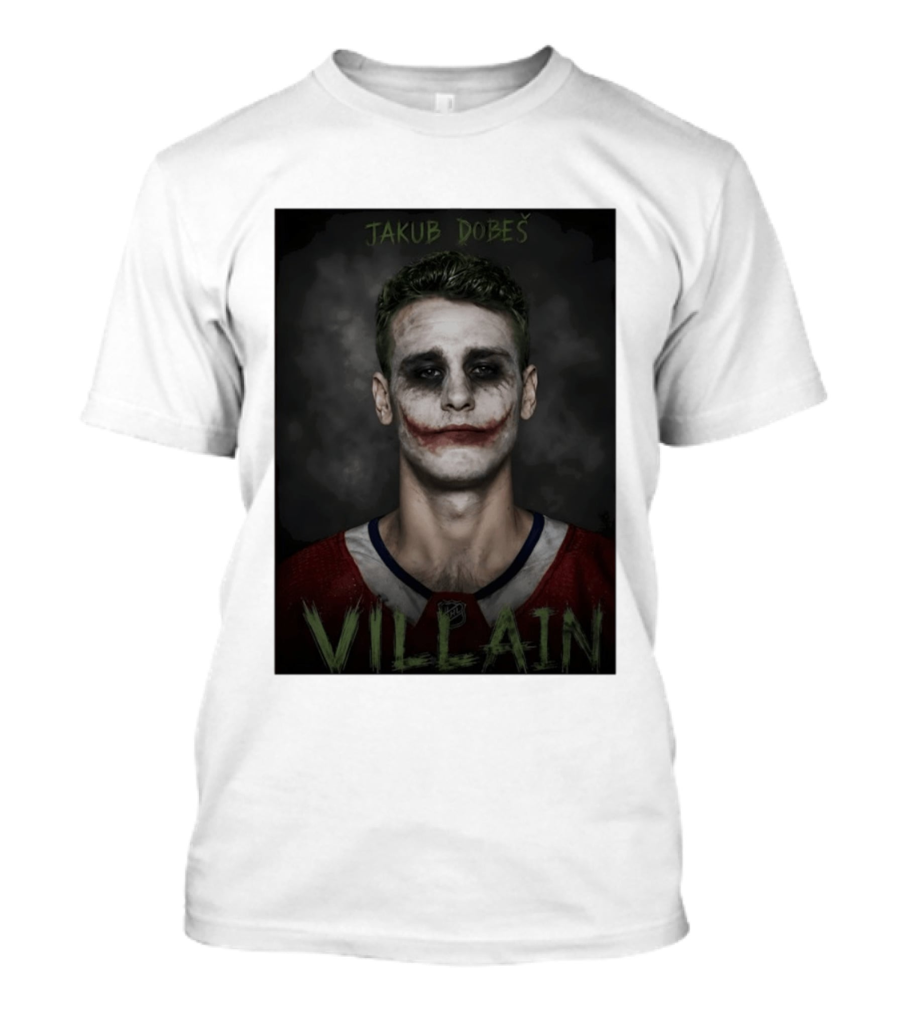 Jakub Dobes Villain Joker Montreal Canadiens Hockey T-Shirt