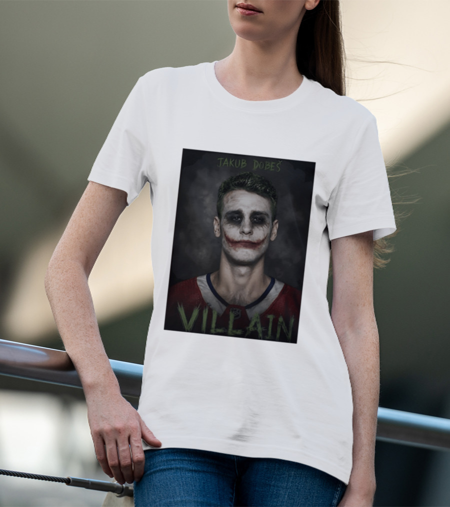 Jakub Dobes Villain Joker Montreal Canadiens Hockey T-Shirt