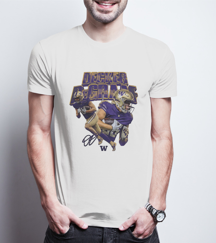 Decker DeGraaf Washington Huskies NCAA Football W T-Shirt