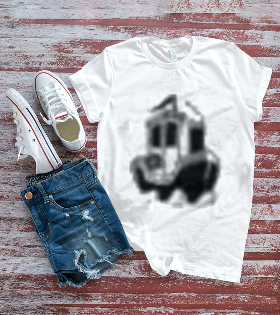 Dudes Factory Anchor Vintage Cartoon Style Nautical T-Shirt