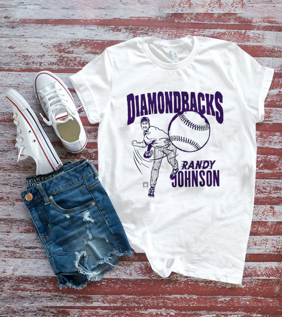 Randy Johnson Arizona Diamondbacks Cooperstown Collection Baseball T-Shirt