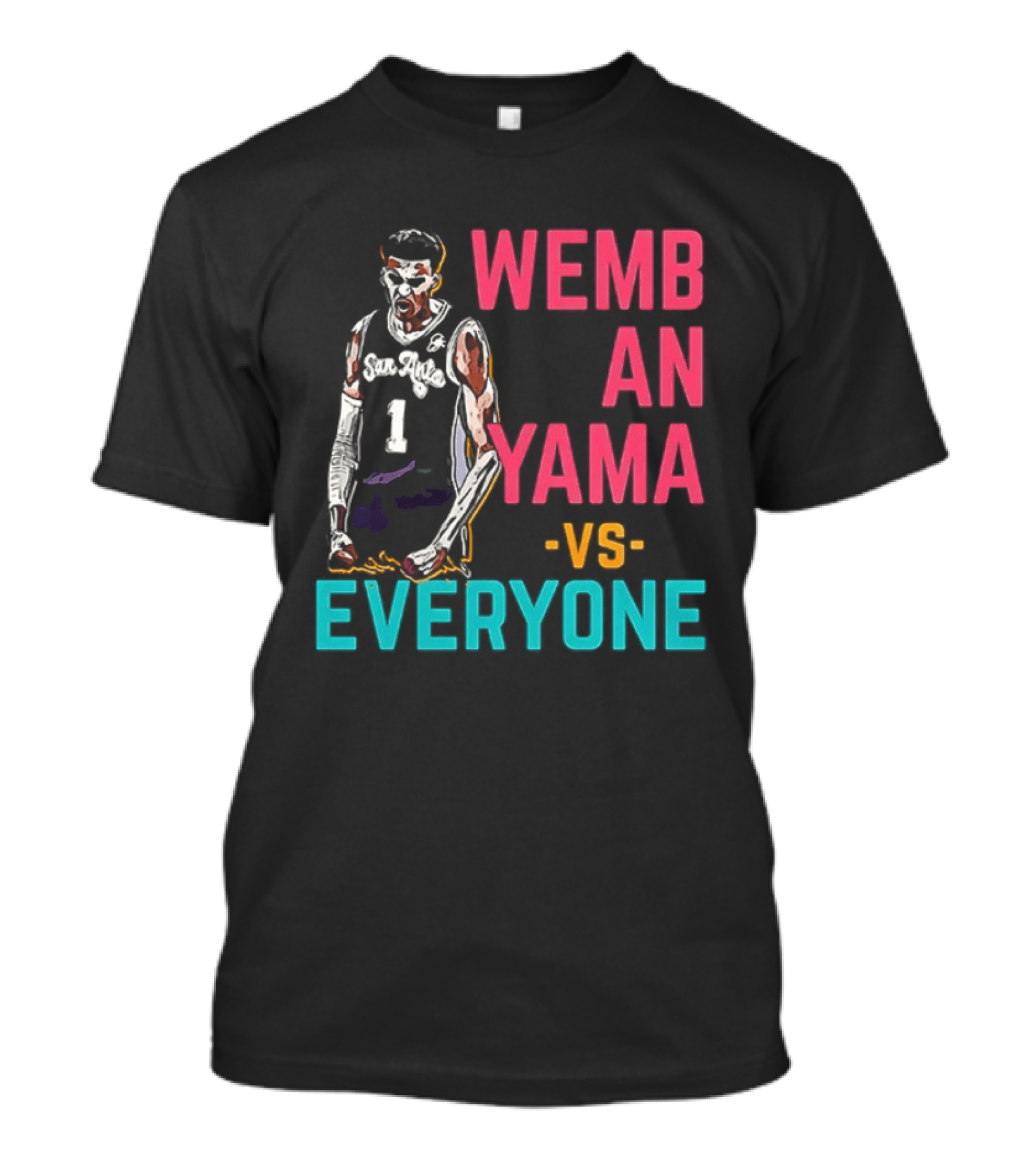 Victor Wembanyama Vs Everyone San Antonio Spurs NBA 2026 T-Shirt