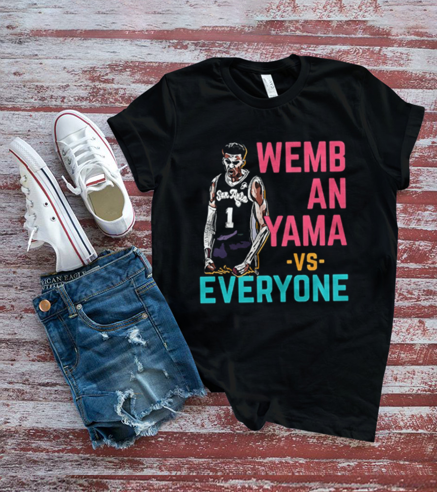 Victor Wembanyama Vs Everyone San Antonio Spurs NBA 2026 T-Shirt