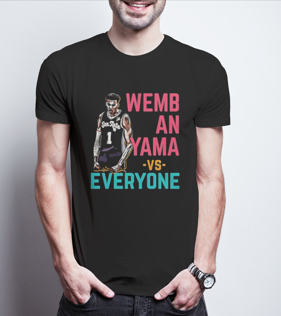 Victor Wembanyama Vs Everyone San Antonio Spurs NBA 2026 T-Shirt