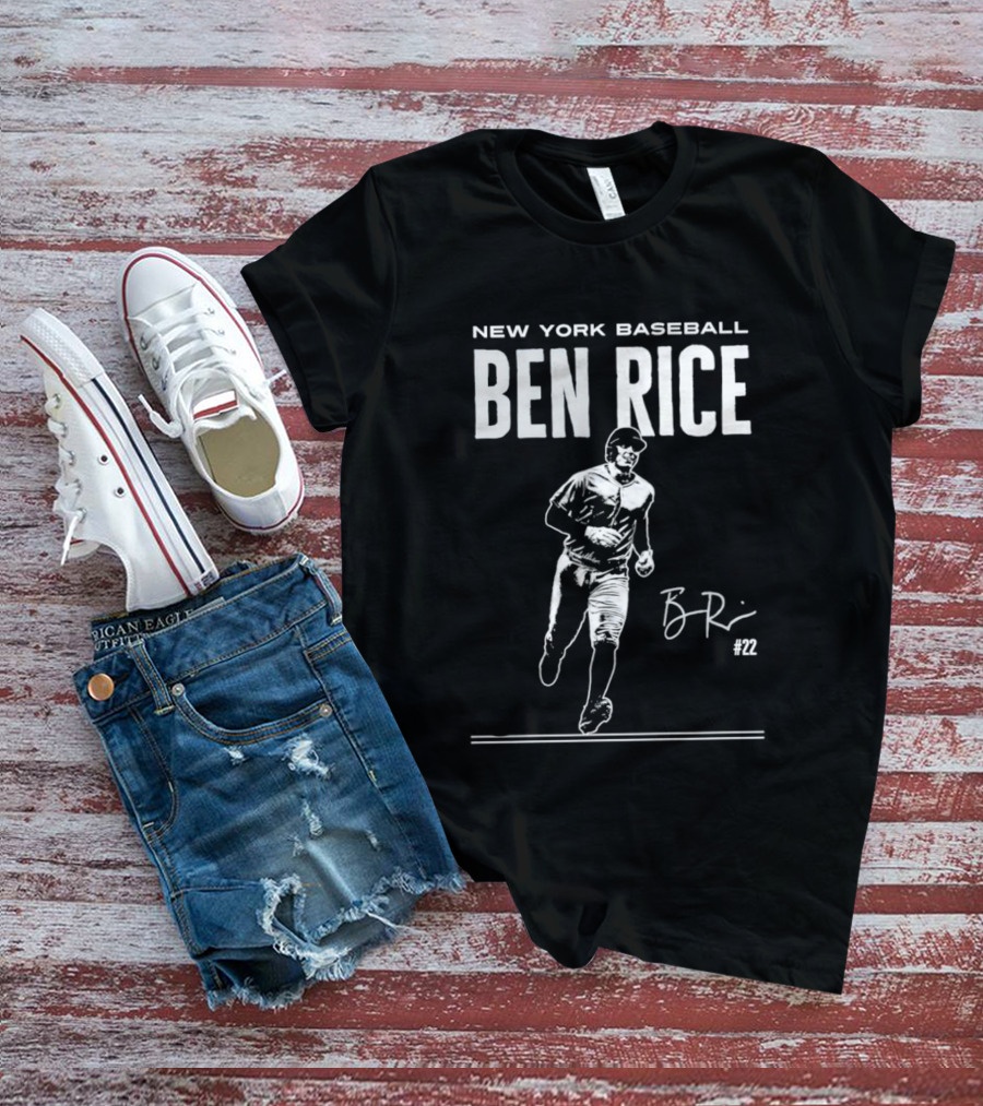 New York Baseball Ben Rice Athlete T-Shirt