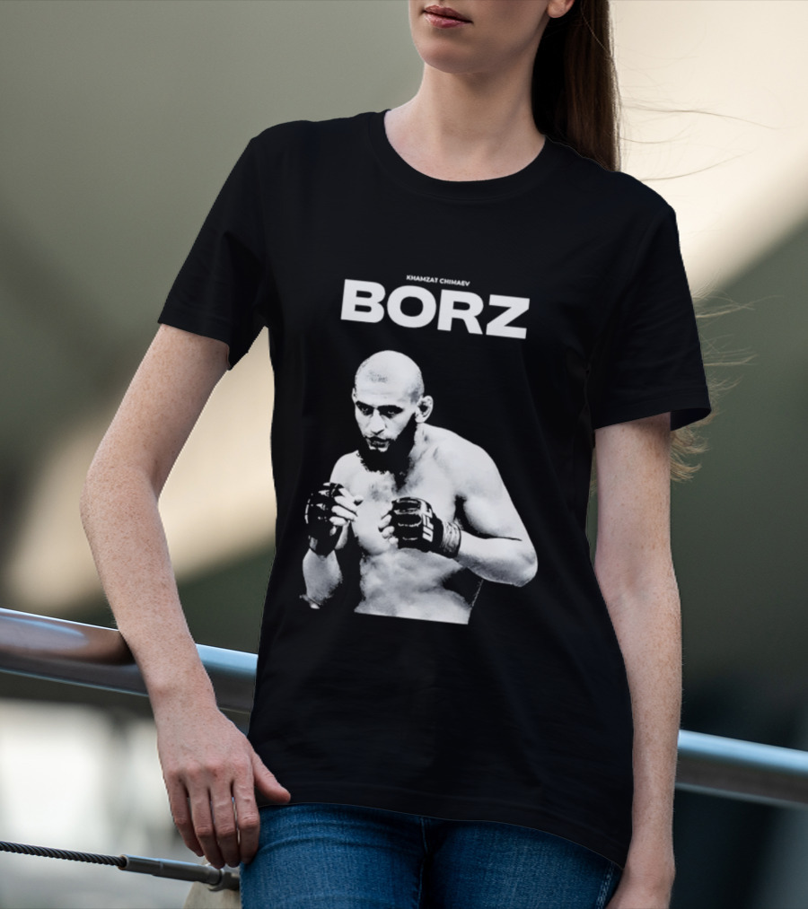 Khamzat Chimaev Borz Fighter Recognition T-Shirt