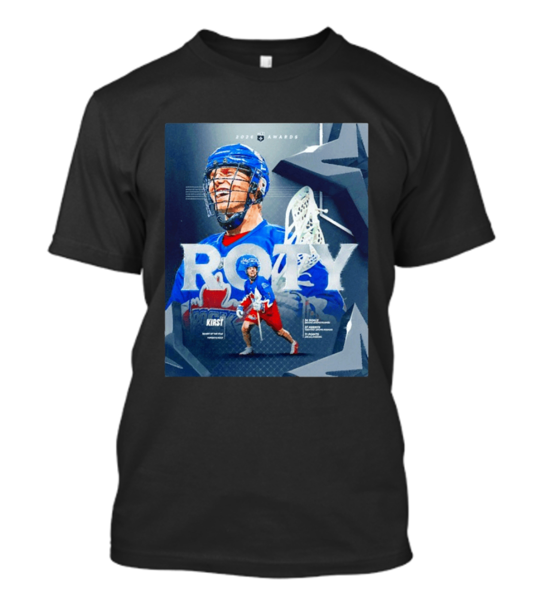 2026 Awards ROTY CJ Kirst Toronto Rock Lacrosse Highlights T-Shirt