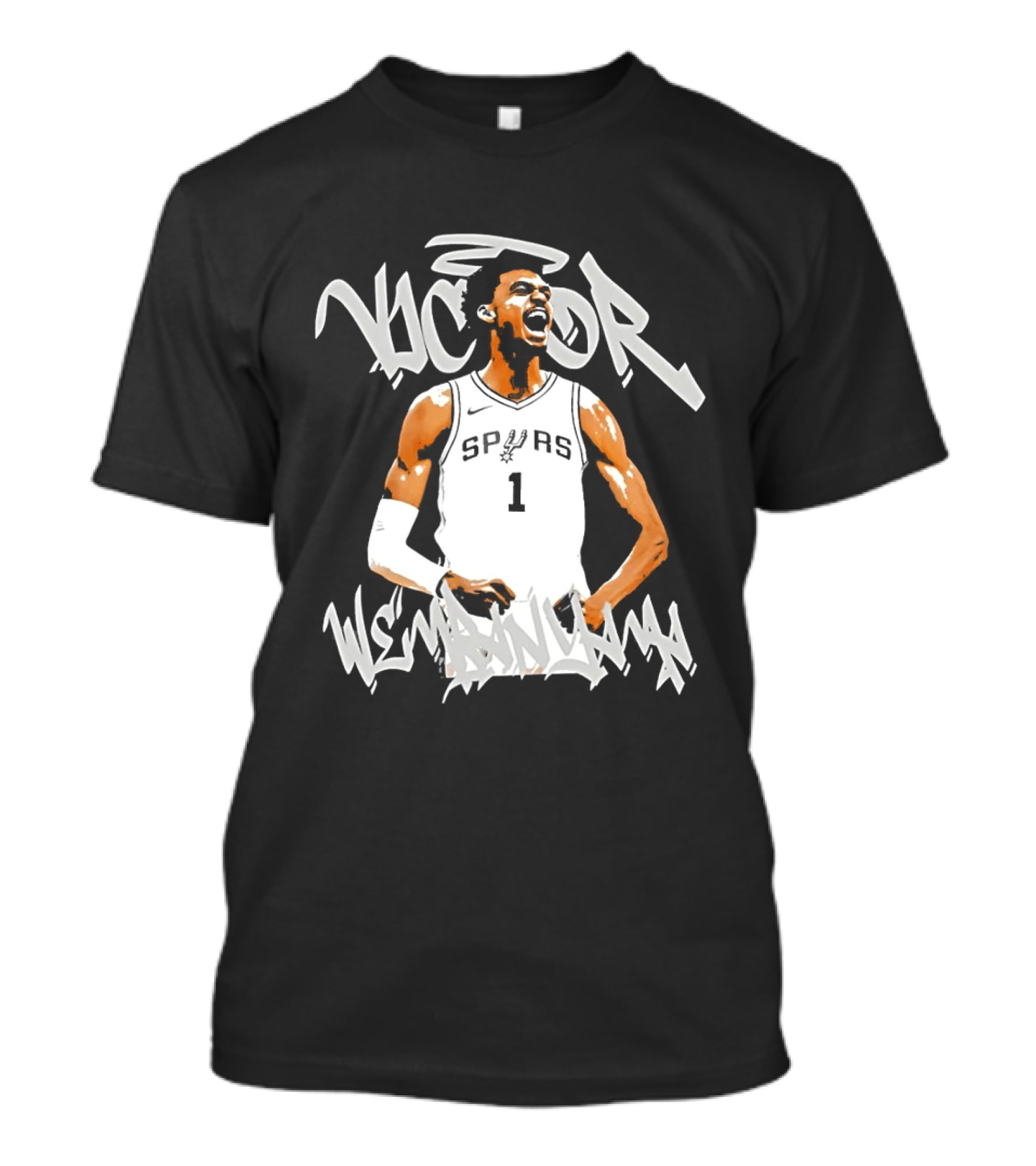 Victor Wembanyama Spurs Basketball Celebration 2026 T-Shirt