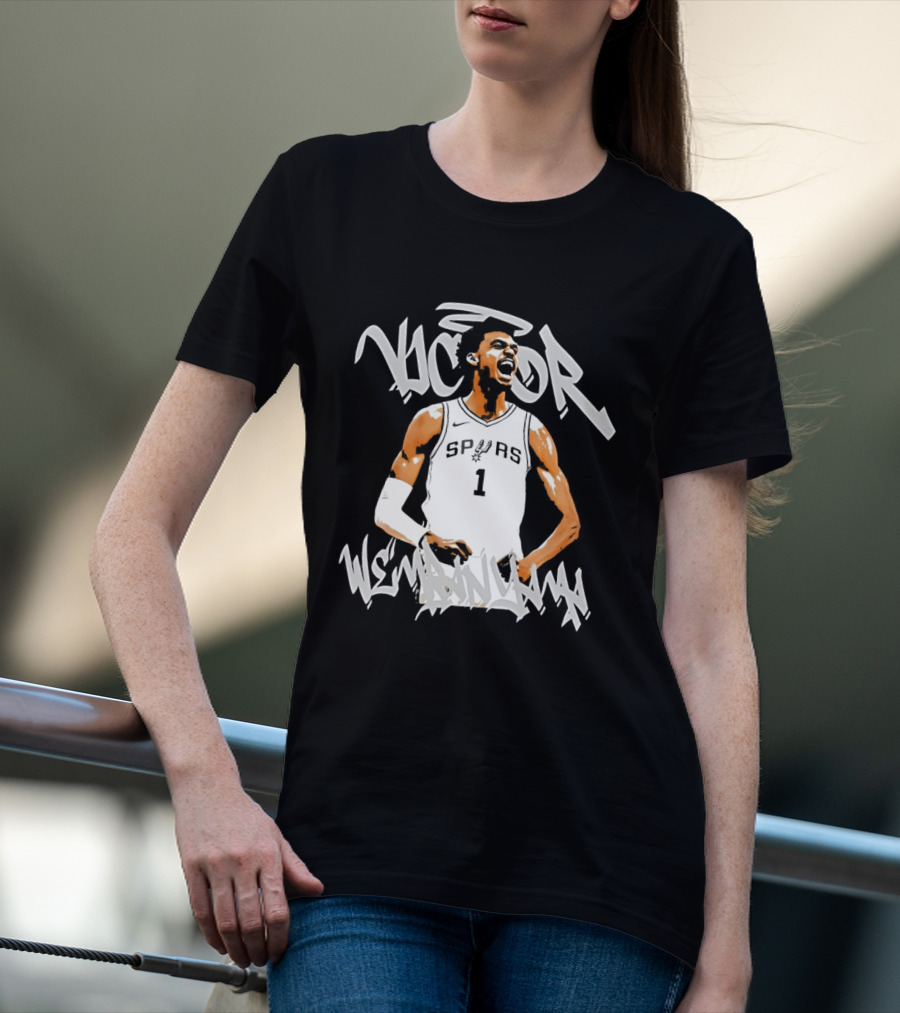Victor Wembanyama Spurs Basketball Celebration 2026 T-Shirt