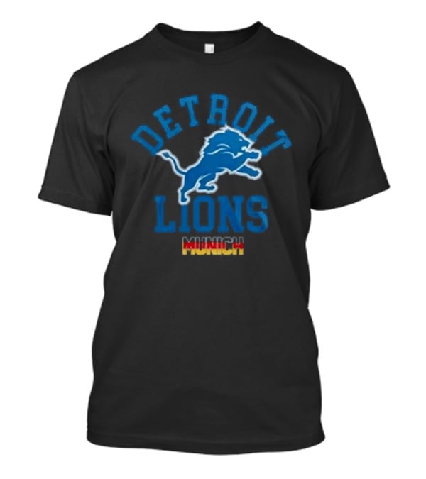 Detroit Lions Munich 2026 Game Football Event T-Shirt