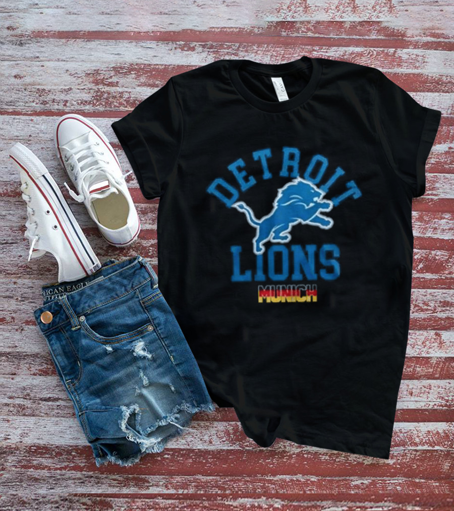 Detroit Lions Munich 2026 Game Football Event T-Shirt