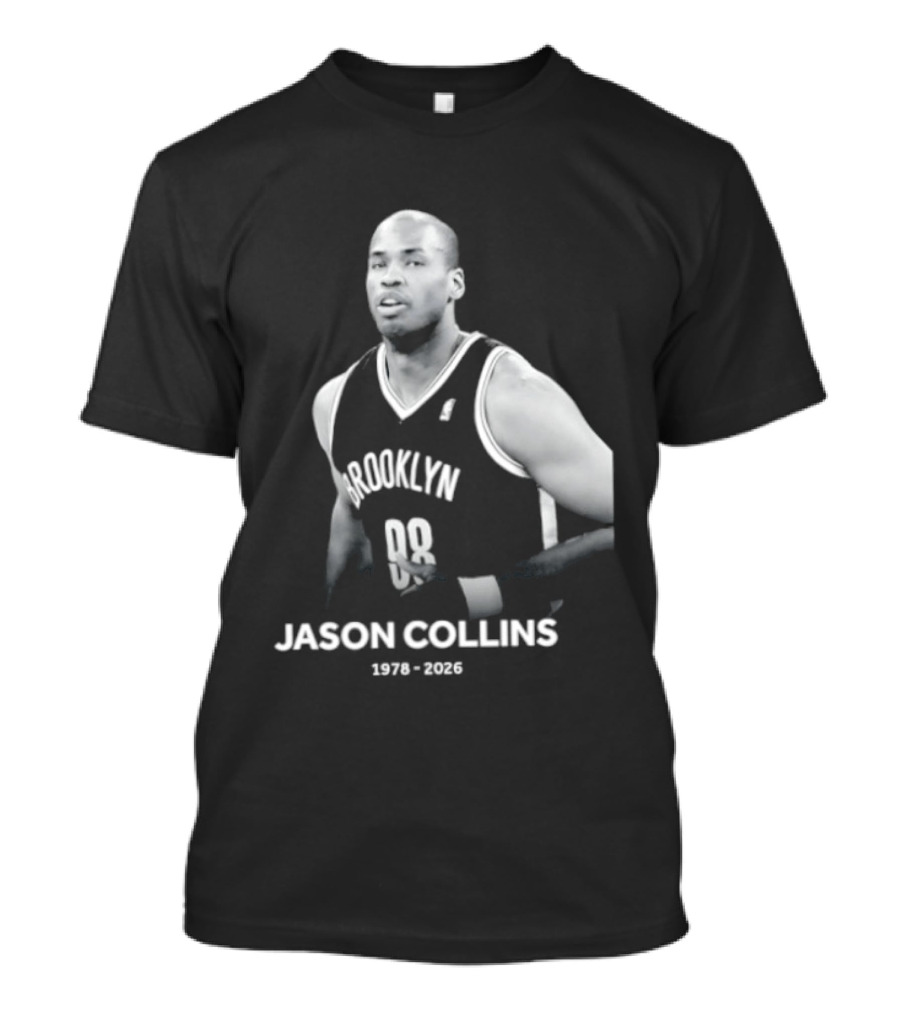 Rest In Peace Jason Collins Brooklyn 1978 2026 First Openly Gay NBA Player T-Shirt