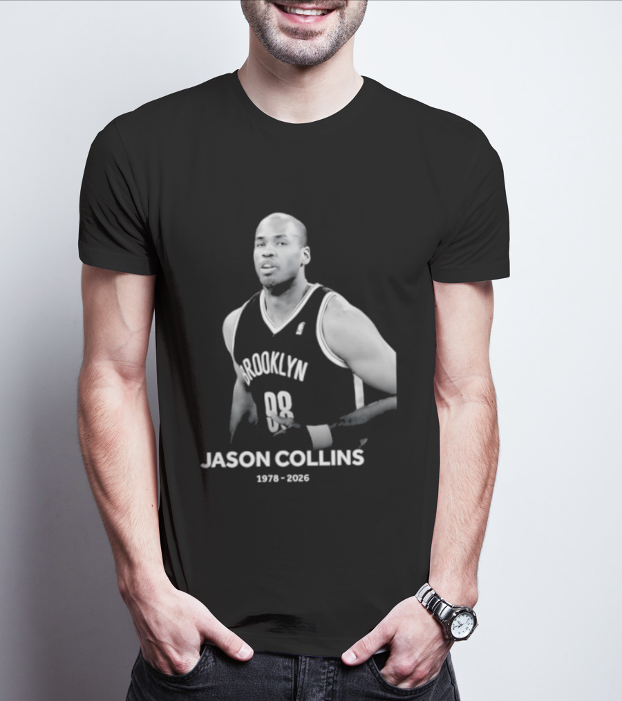 Rest In Peace Jason Collins Brooklyn 1978 2026 First Openly Gay NBA Player T-Shirt