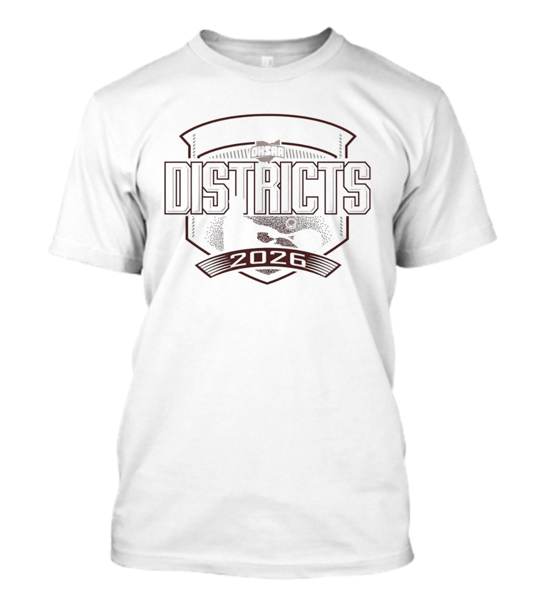 OHSAA Boys Tennis Districts 2026 T-Shirt