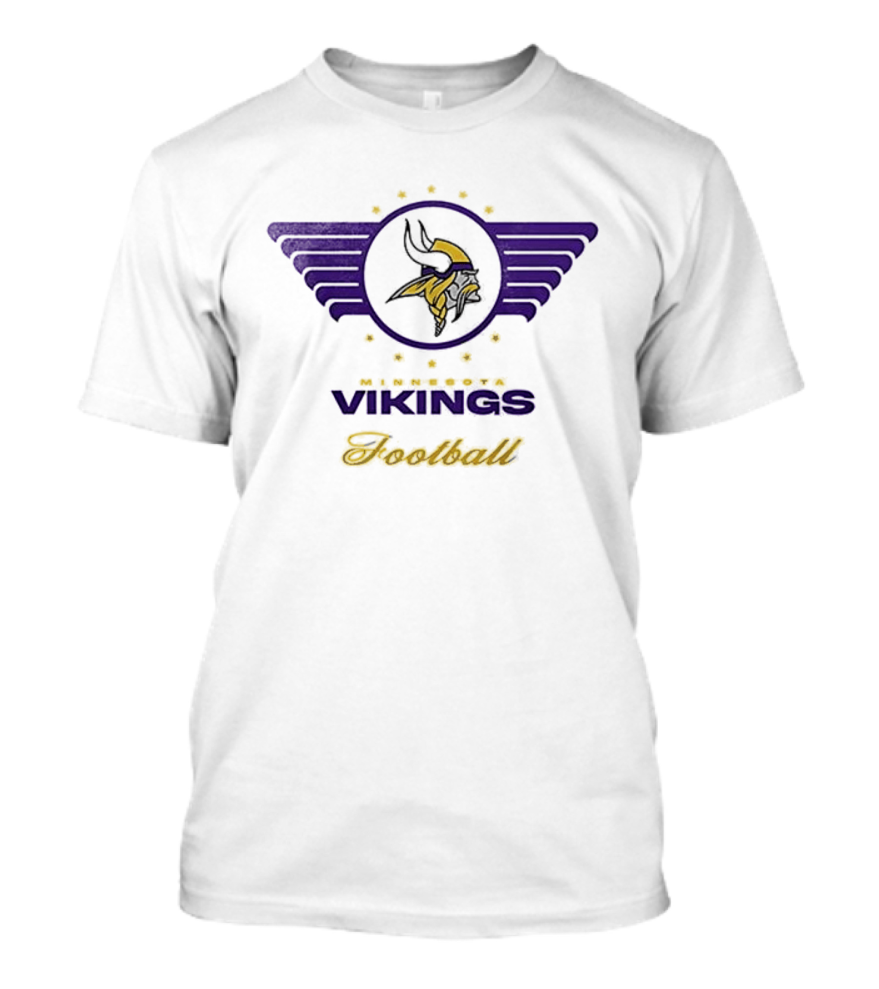 Minnesota Vikings Budweiser Lager Beer Football Fan Collaboration T-Shirt