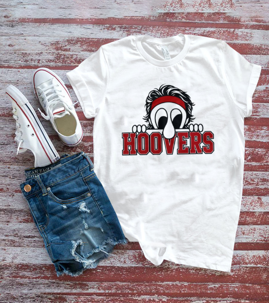 Hoovers Peeking Character With Red Headband T-Shirt