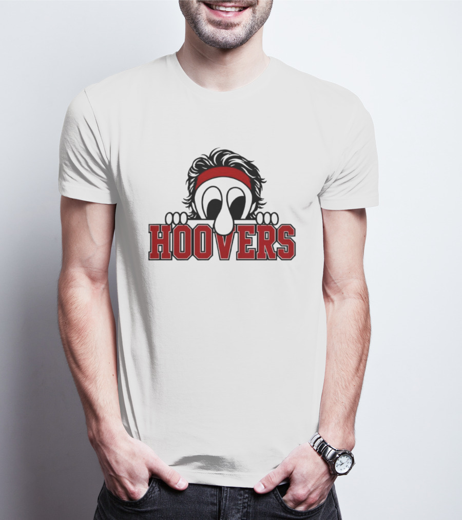 Hoovers Peeking Character With Red Headband T-Shirt