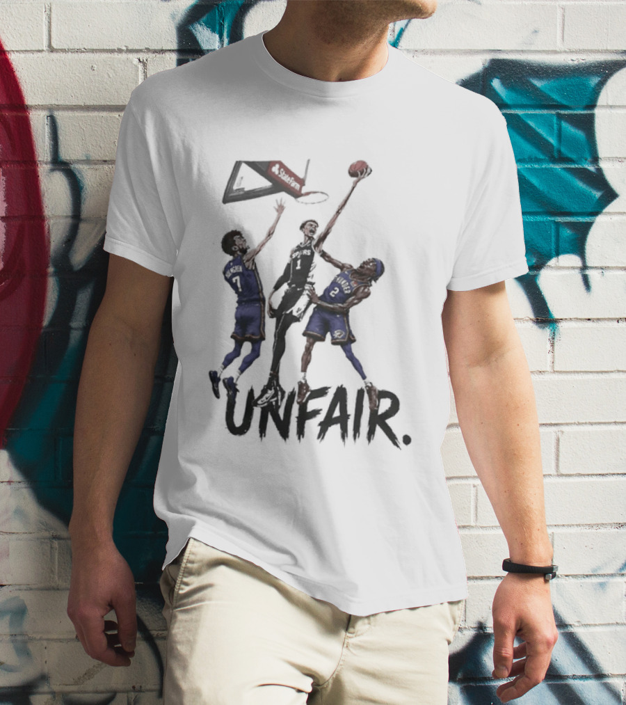 Unfair San Antonio Spurs Basketball Players Dunk T-Shirt