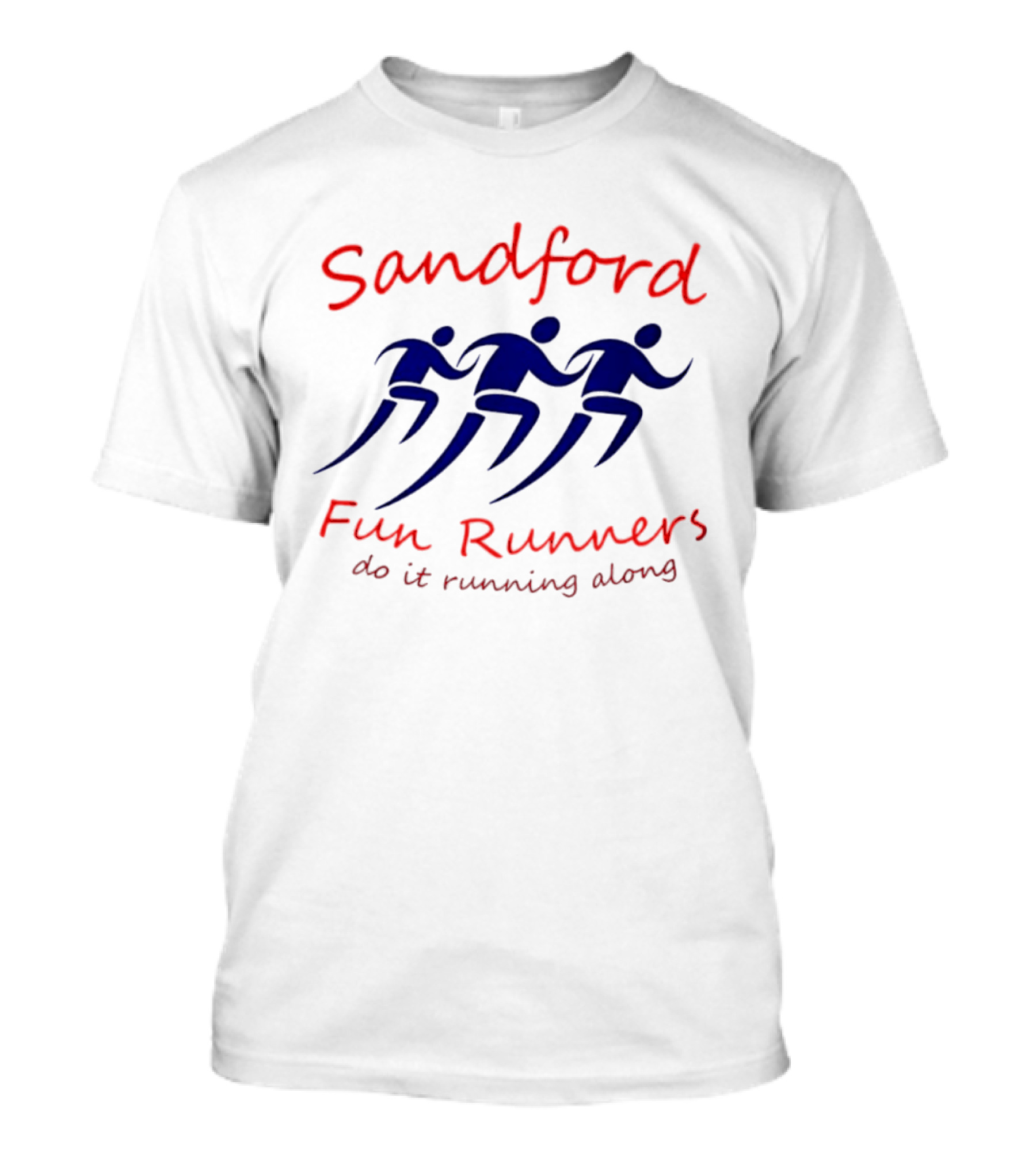 Sandford Fun Runners Do It Running Along Running Figures T-Shirt