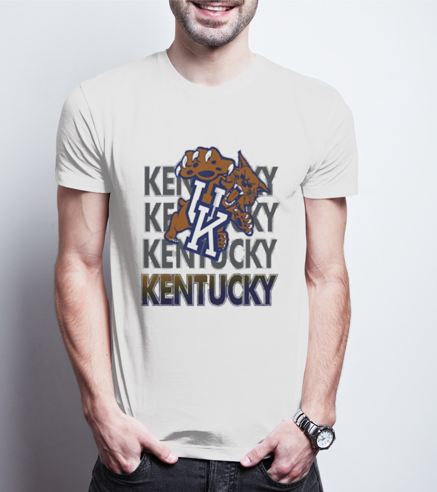 Kentucky Wildcat NCAA Stacked UK Kentucky T-Shirt