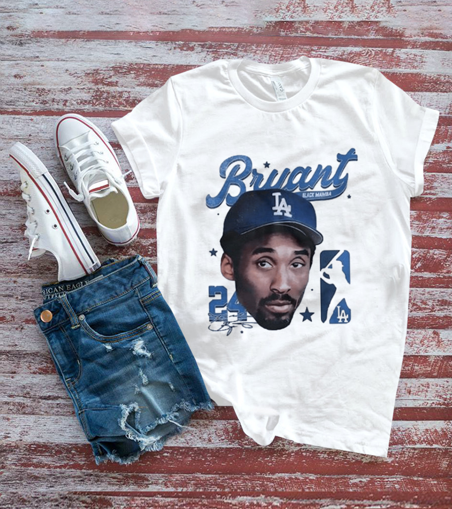 Bryant 24 Black Mamba Los Angeles Dodgers LA 8 T-Shirt
