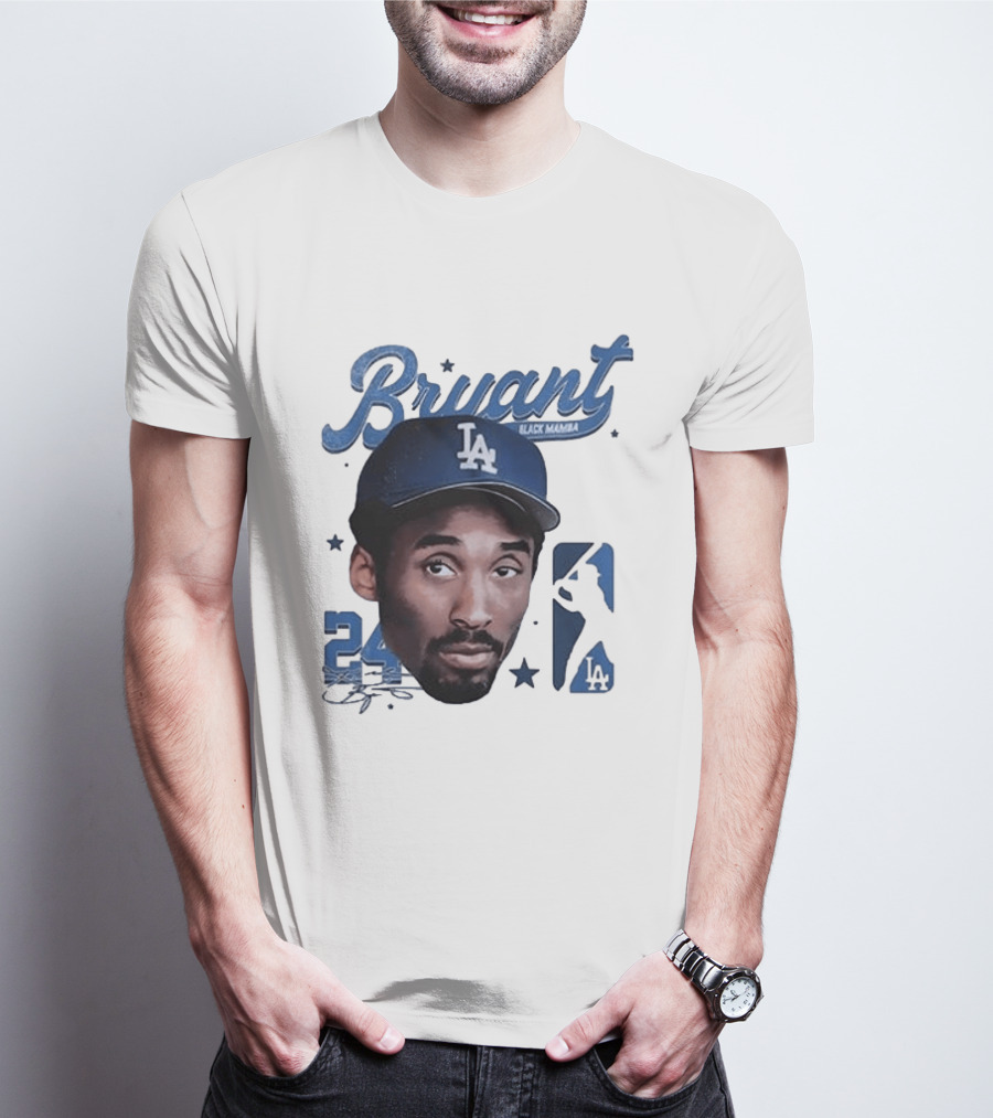 Bryant 24 Black Mamba Los Angeles Dodgers LA 8 T-Shirt