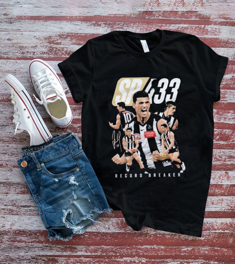 SP433 Record Breaker Emirates Footy Milestone T-Shirt