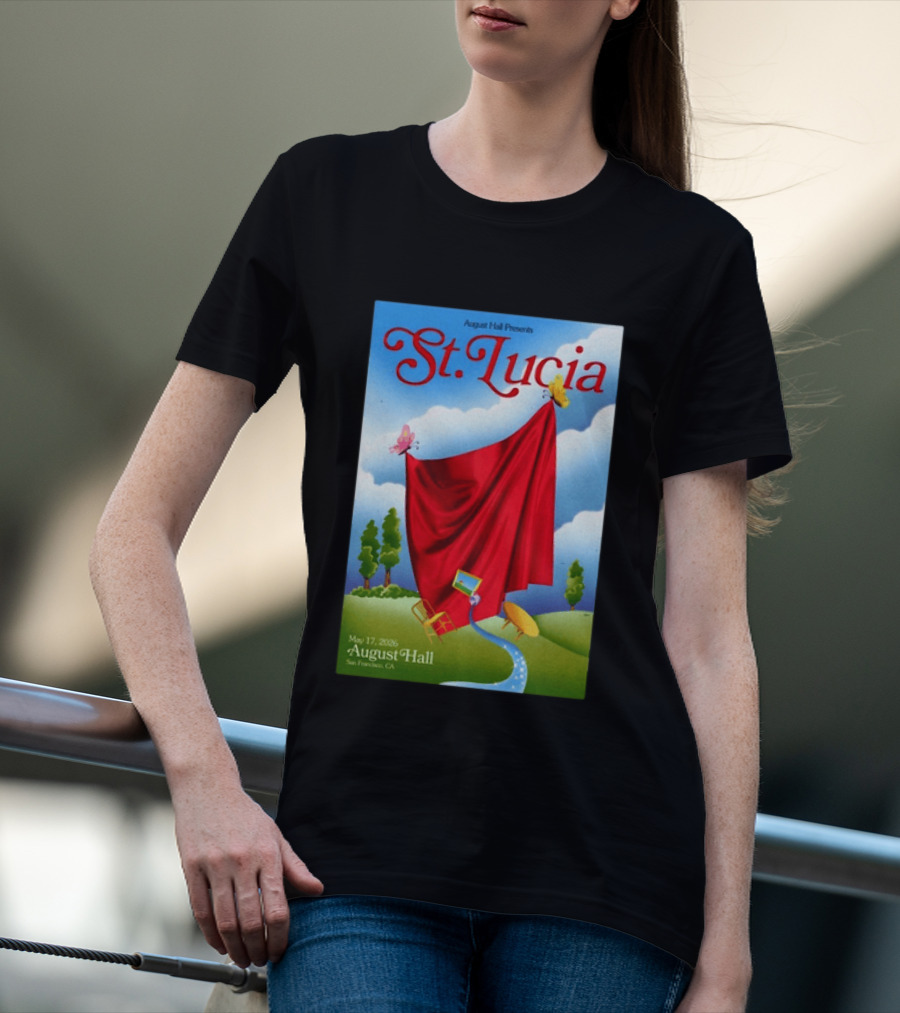 August Hall Presents St. Lucia May 17 2026 San Francisco CA T-Shirt