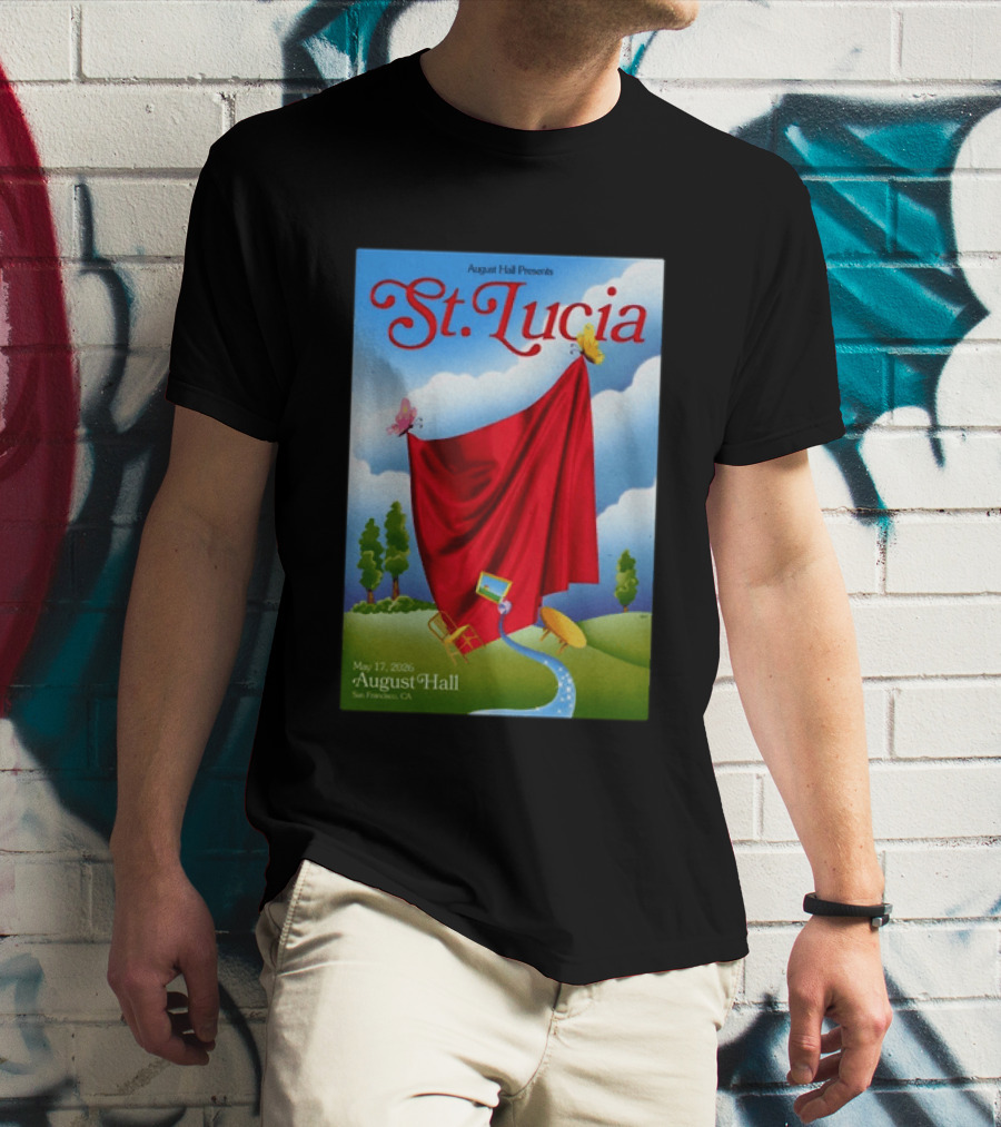 August Hall Presents St. Lucia May 17 2026 San Francisco CA T-Shirt