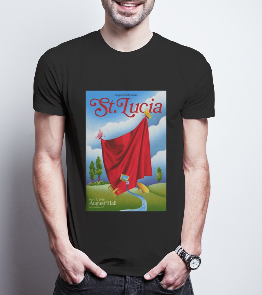 August Hall Presents St. Lucia May 17 2026 San Francisco CA T-Shirt