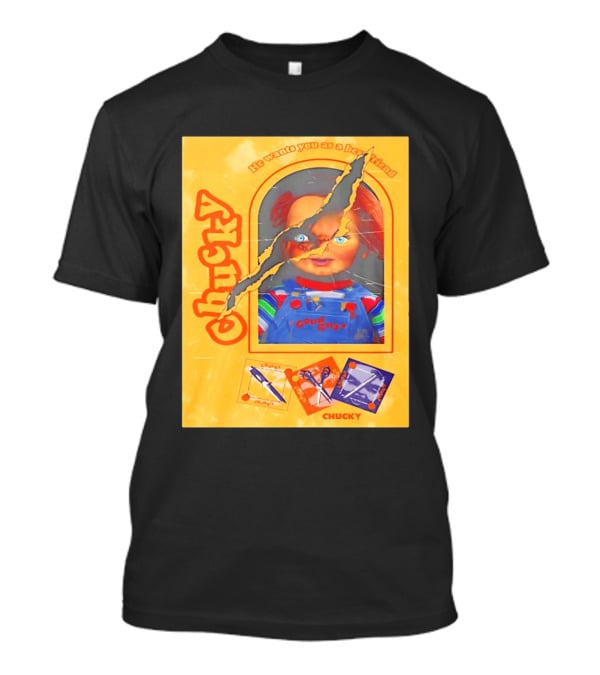 Chucky He Wants You As A Best Friend Good Guys Doll Box T-Shirt