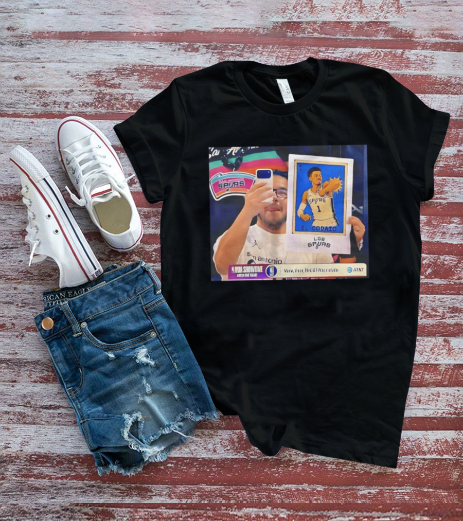 Los Spurs El Codazo Victor Wembanyam NBA Showtime Live Game T-Shirt
