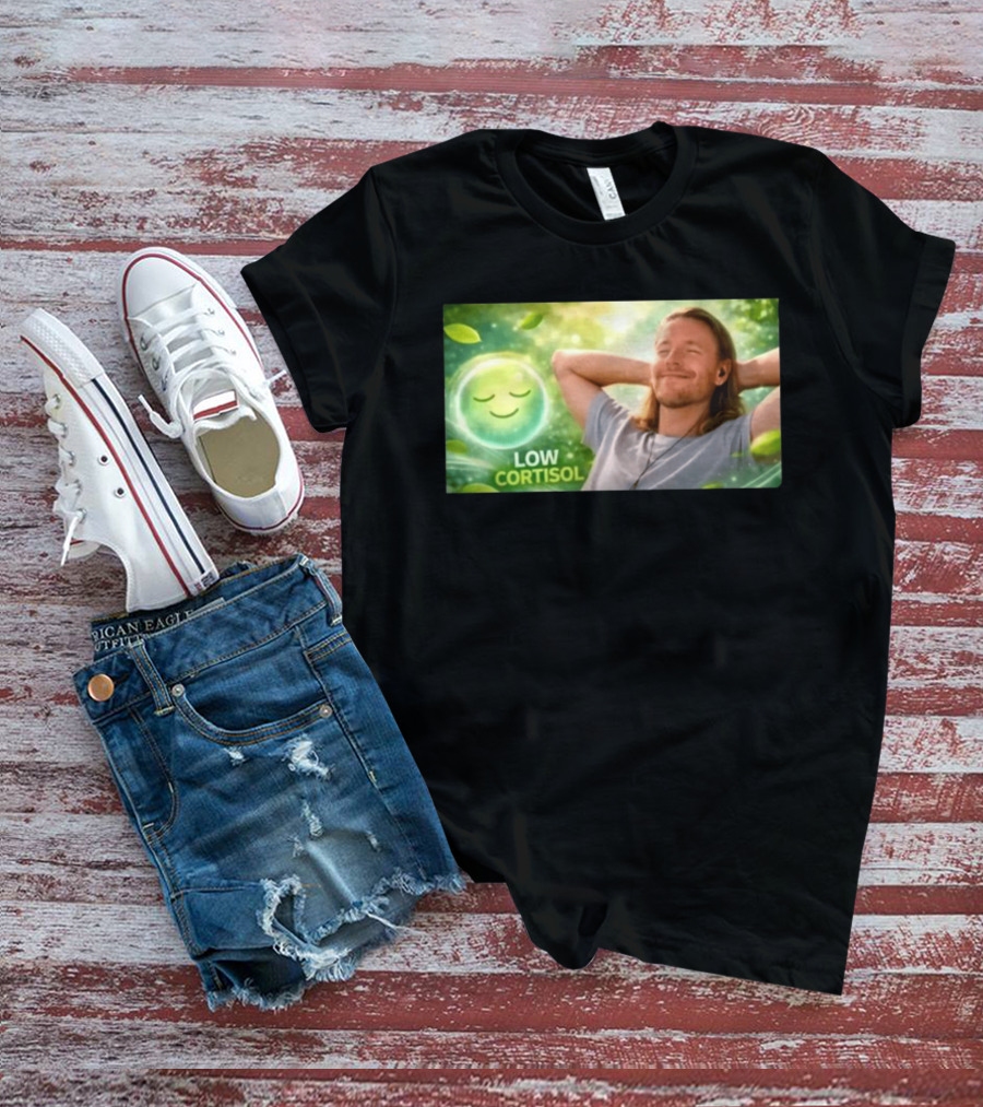 Low Cortisol Goatis 2026 Stress Free Relaxation T-Shirt