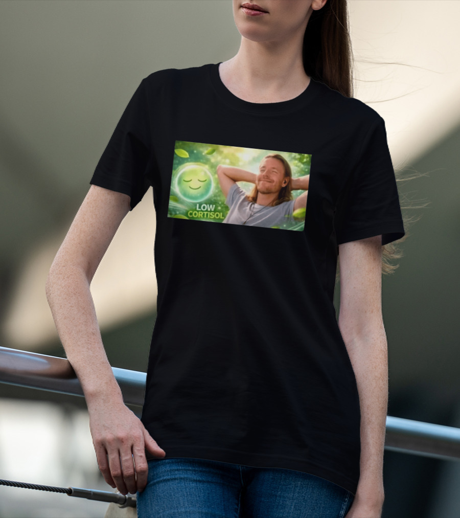 Low Cortisol Goatis 2026 Stress Free Relaxation T-Shirt