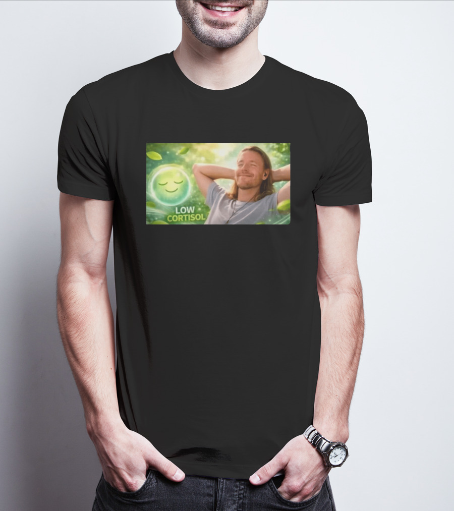 Low Cortisol Goatis 2026 Stress Free Relaxation T-Shirt