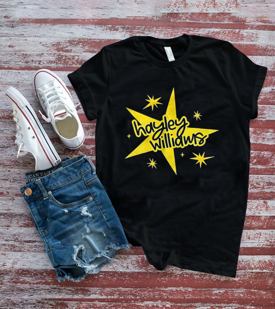Hayley Williams Golden Starburst Bachelorette Party Star T-Shirt