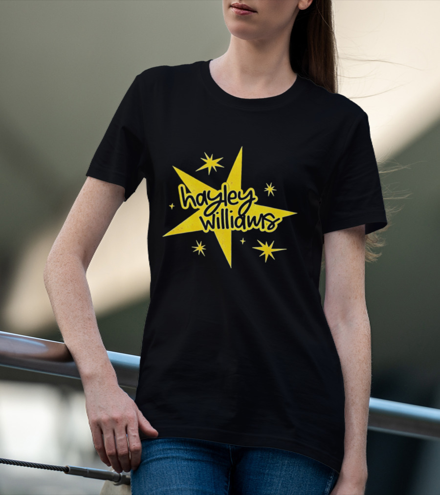 Hayley Williams Golden Starburst Bachelorette Party Star T-Shirt