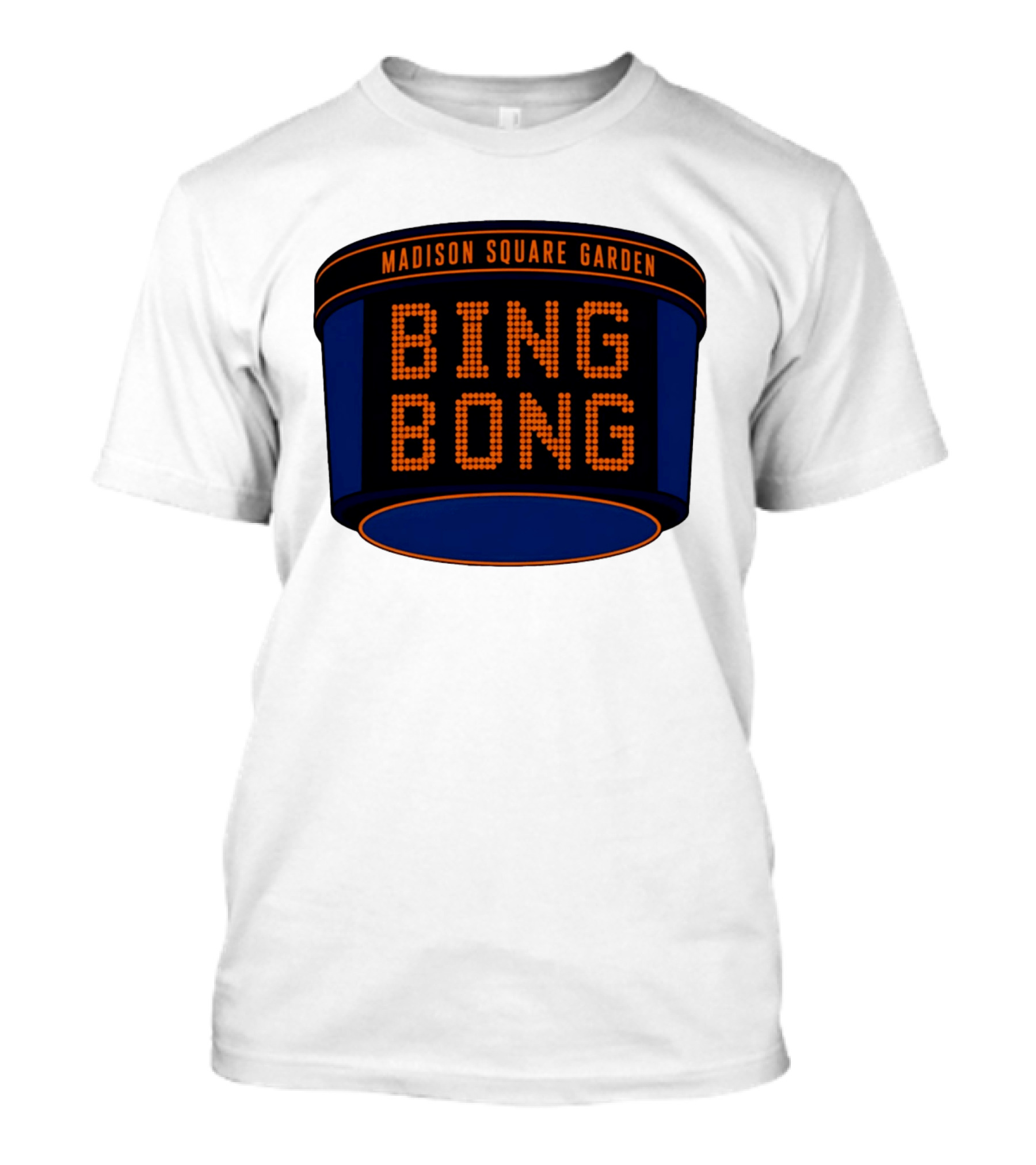 Bing Bong Madison Square Garden New York Knicks Basketball Phrase T-Shirt