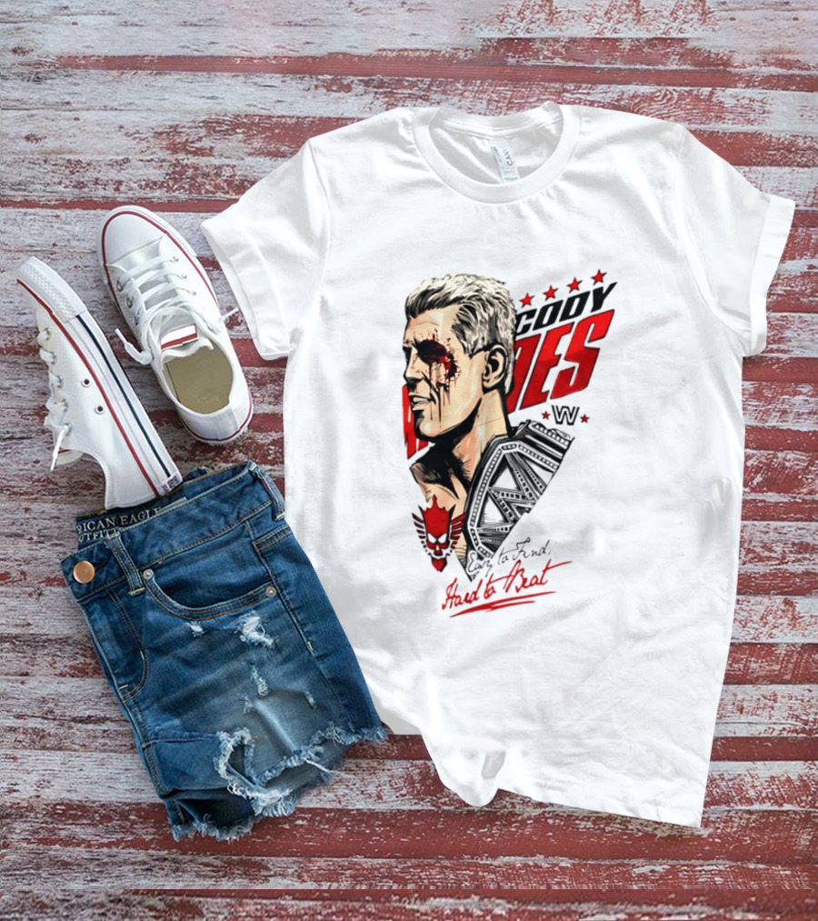 Cody Rhodes WWE Easy To Find Hard To Beat T-Shirt