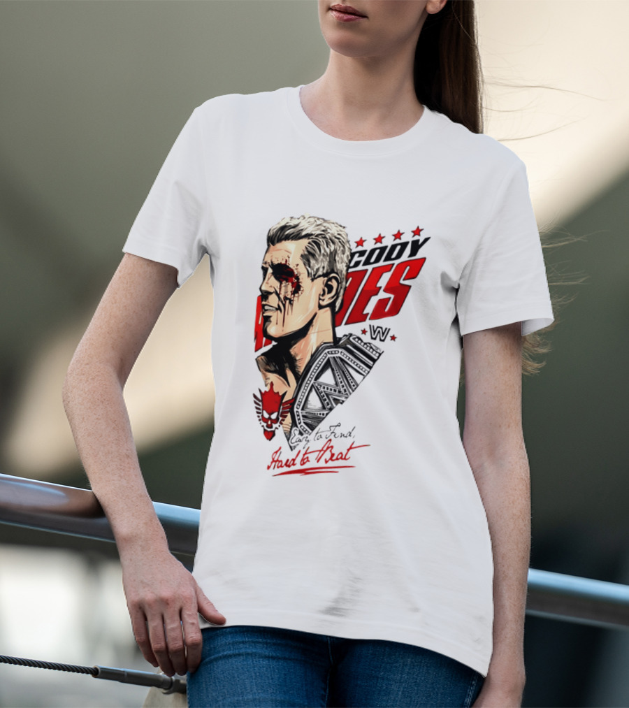 Cody Rhodes WWE Easy To Find Hard To Beat T-Shirt