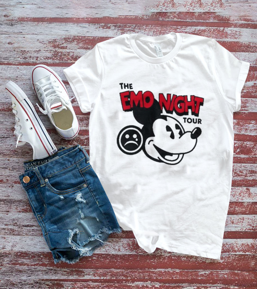 The Emo Night Tour Mouse Sad Face T-Shirt