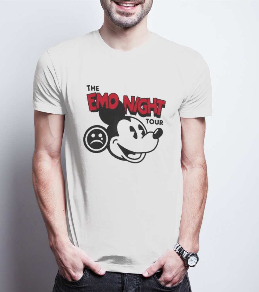 The Emo Night Tour Mouse Sad Face T-Shirt
