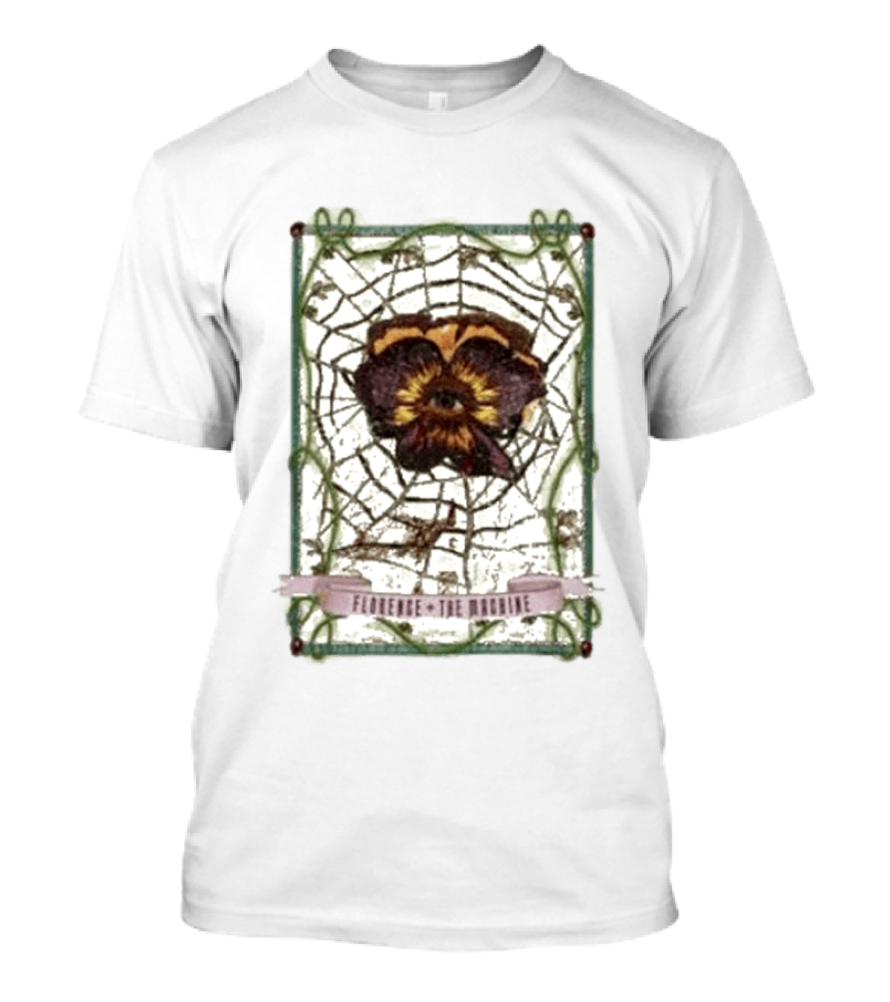 Florence And The Machine Flower Spider Web T-Shirt