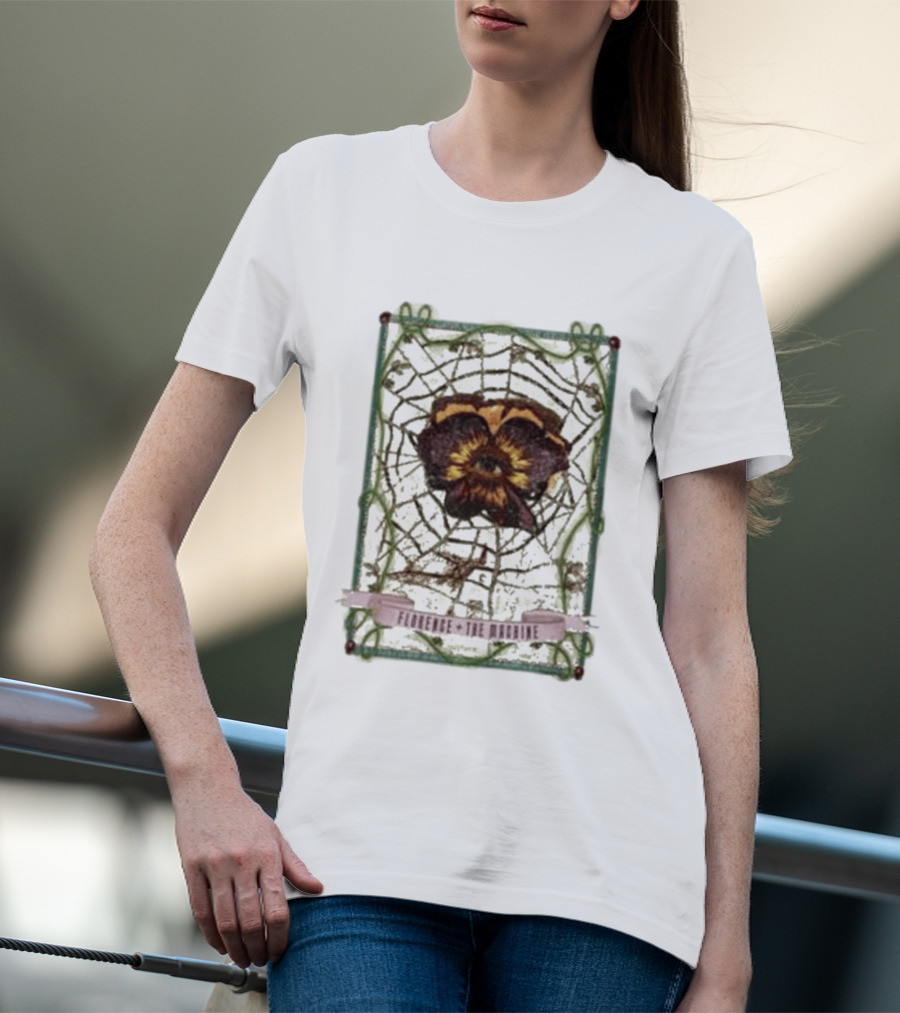 Florence And The Machine Flower Spider Web T-Shirt