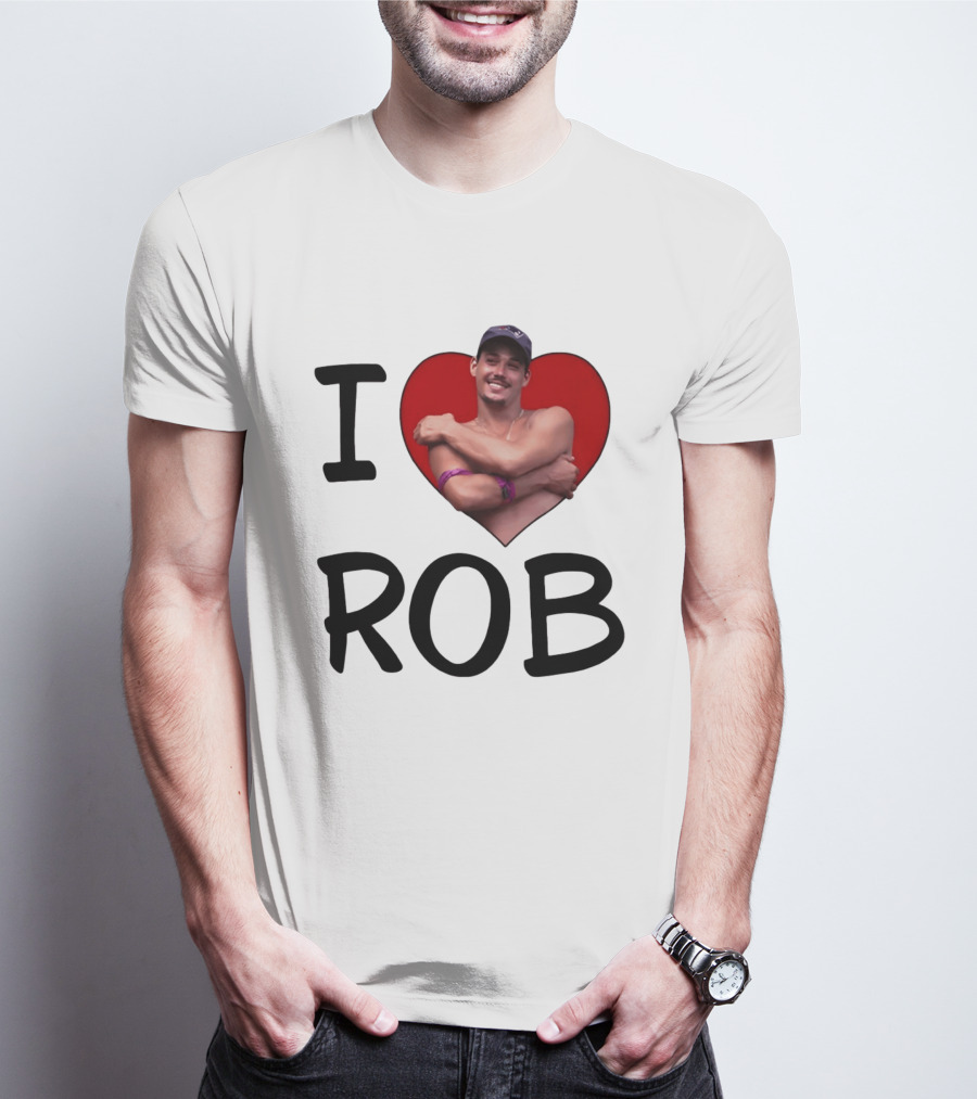 I Heart Rob Boston Rob Mariano Hugging Image T-Shirt