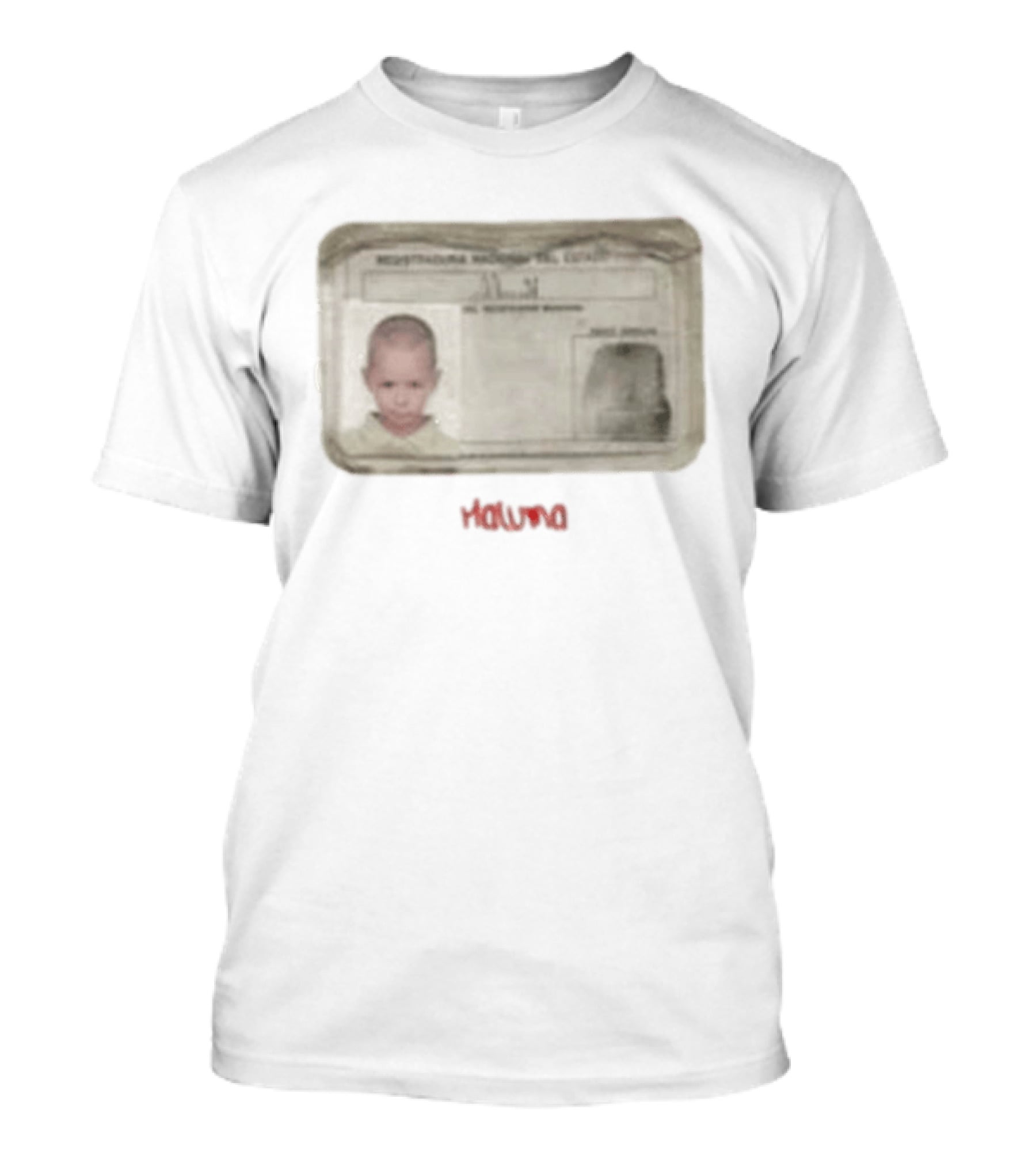 Maluma I.D. Card Rectangular Image Childhood Picture T-Shirt