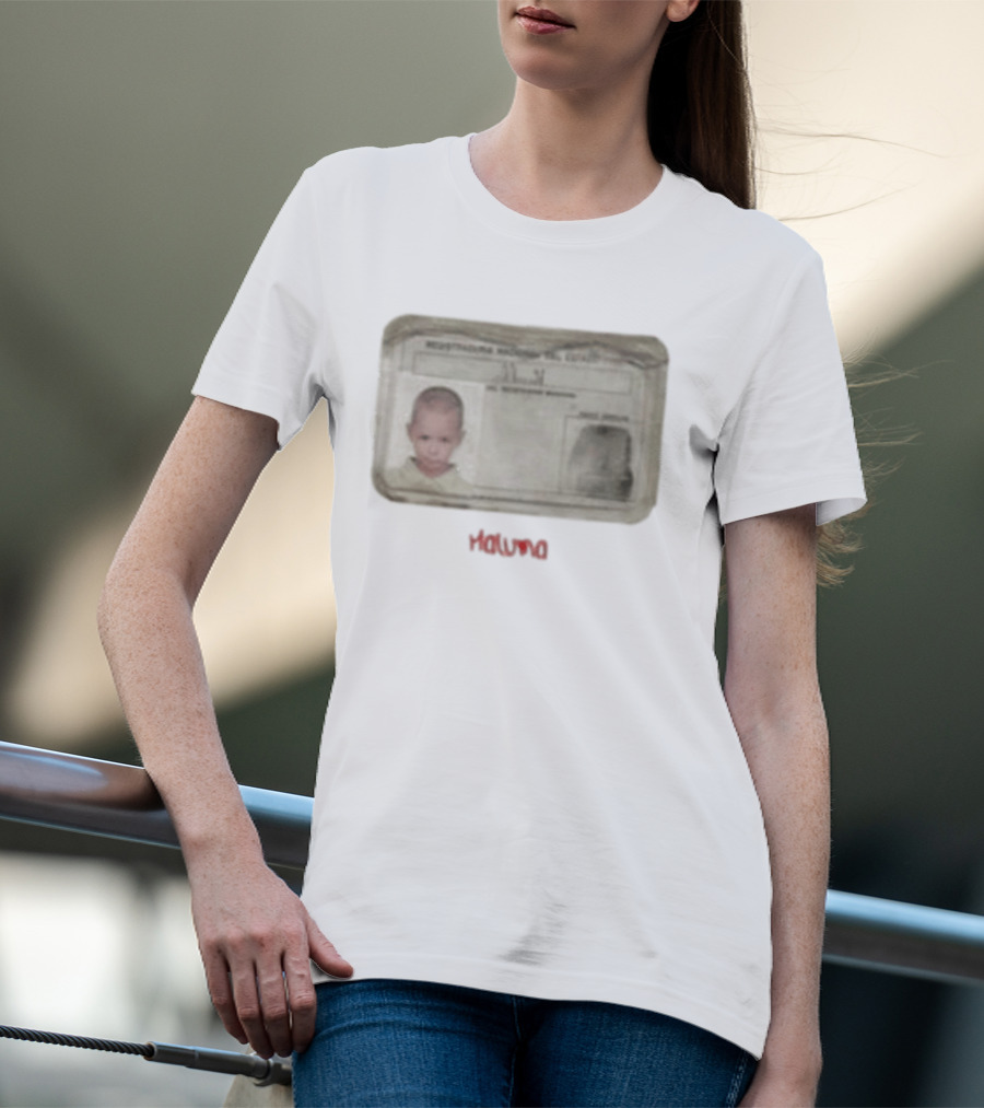 Maluma I.D. Card Rectangular Image Childhood Picture T-Shirt