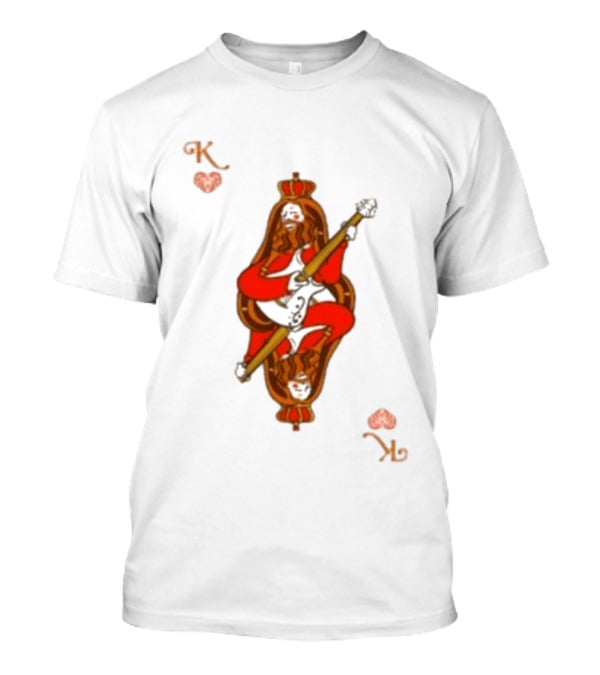 Mike Love King Of Hearts Cream Playing Guitar T-Shirt